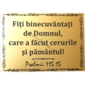 Placute magnetice aurii/argintii, gravate versete